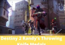 Destiny 2 Randy’s Throwing Knife Medals