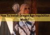 Dragon Age Inquisition Mods