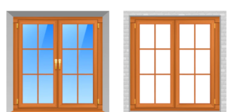 glazed windows
